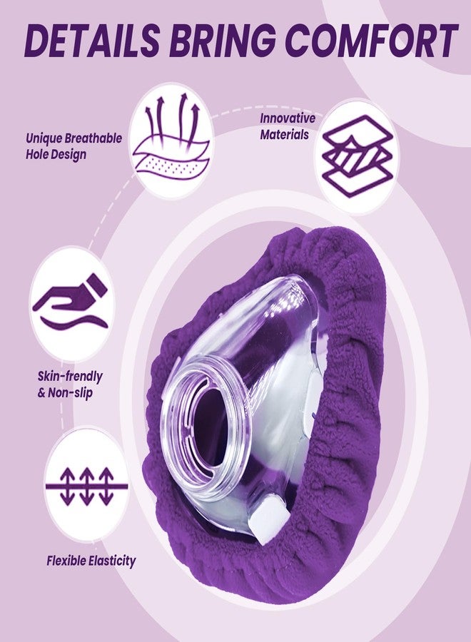 NATAKU 6-Pack Medium CPAP' Mask Liners Compatible with F20 Full Face Masks Cushion, Reusable Comfort Cushioned Mask Cushion Covers, Absorb Facial Oils and Moisture to Improve Mask Wear Experience - Image 2