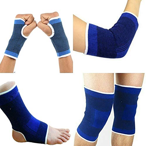 PrimeBox Combo Set of Ankle, Palm, Knee, Elbow Support For Gym and Multi Sports Uses - Image 1