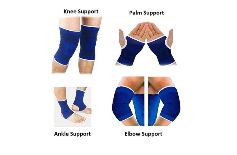PrimeBox Combo Set of Ankle, Palm, Knee, Elbow Support For Gym and Multi Sports Uses - Image 3