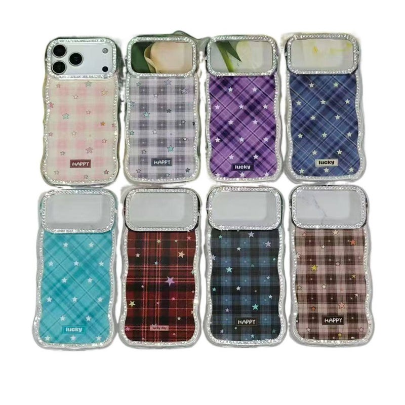 Acrylic Protective Case for iPhone 16 / 16 Plus / 16 Pro / 16 Pro Max with Drop Protection and Kickstand plus Shockproof plus Strong Magnetic plus Anti-Slip Grip in Multicolour - Layan Lure - Image 3
