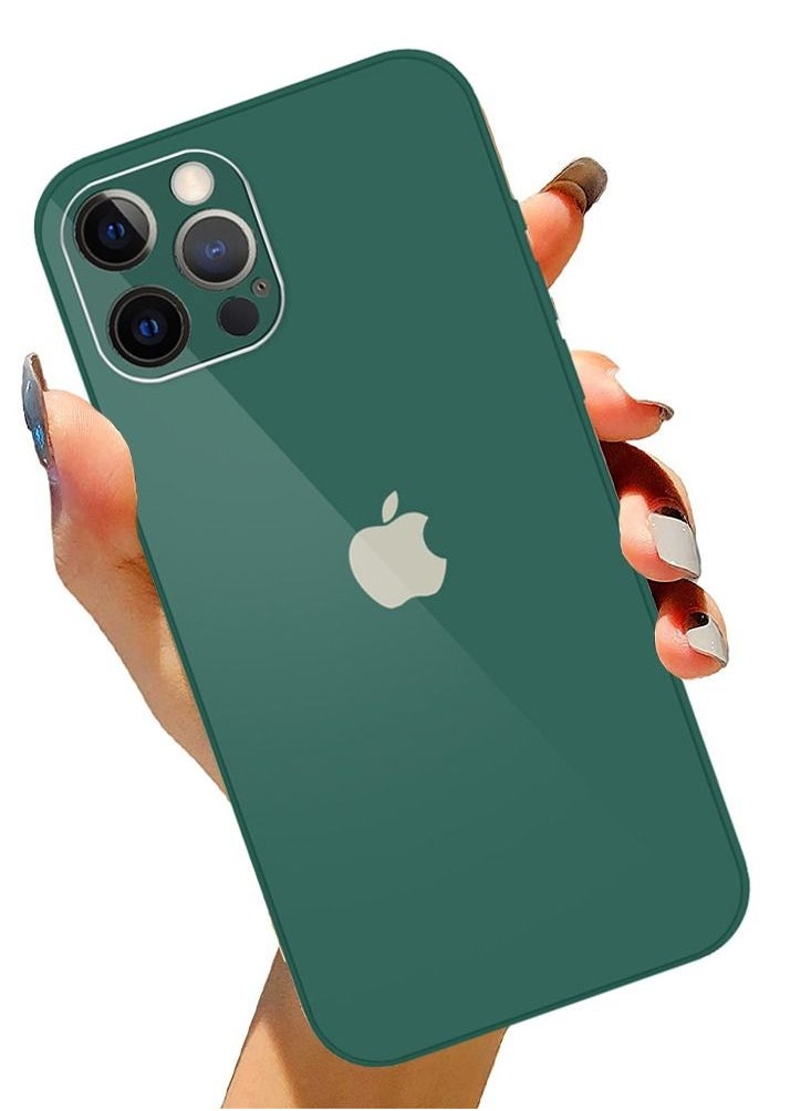 CATANES - iPhone 12 Pro / iPhone 12 Case Slim Shockproof Case Camera Lens Protection Cover 6.1 inch Green - Image 1