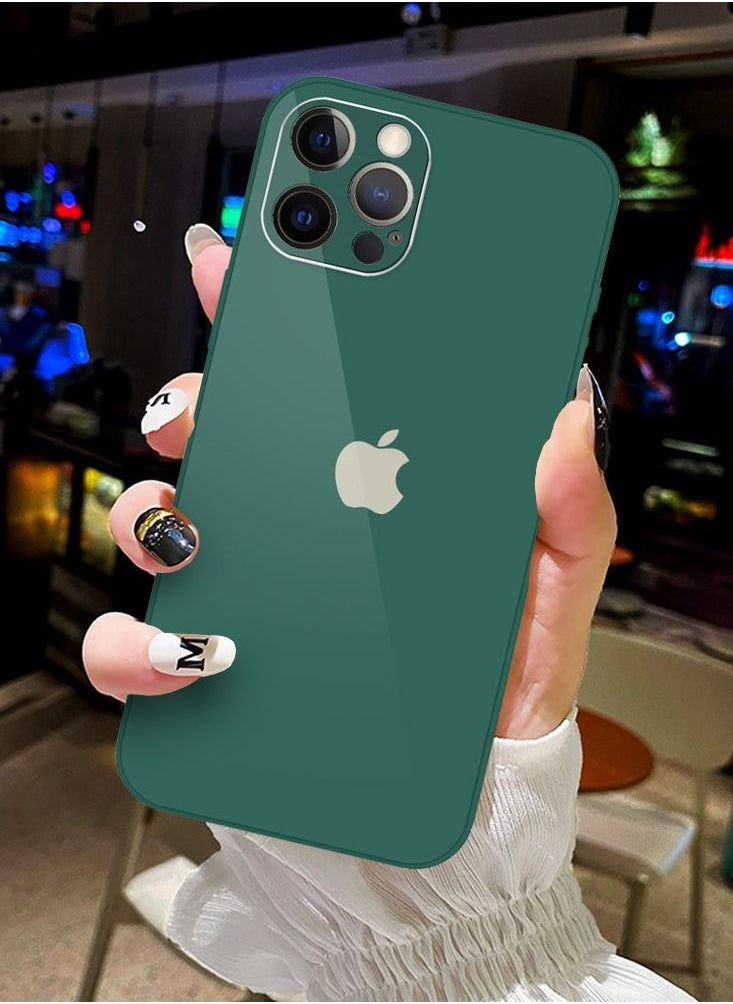 CATANES - iPhone 12 Pro / iPhone 12 Case Slim Shockproof Case Camera Lens Protection Cover 6.1 inch Green - Image 1