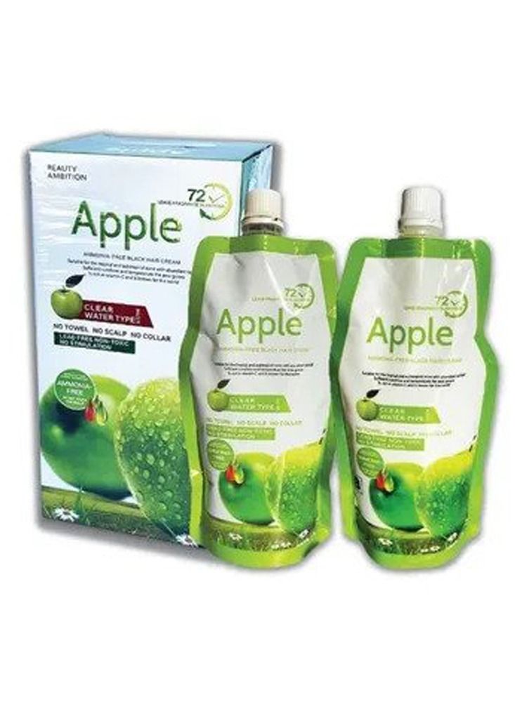 BEAUTY AMBITION Apple Ammonia Free Black Hair Color Cream 1000ml  - Image 2