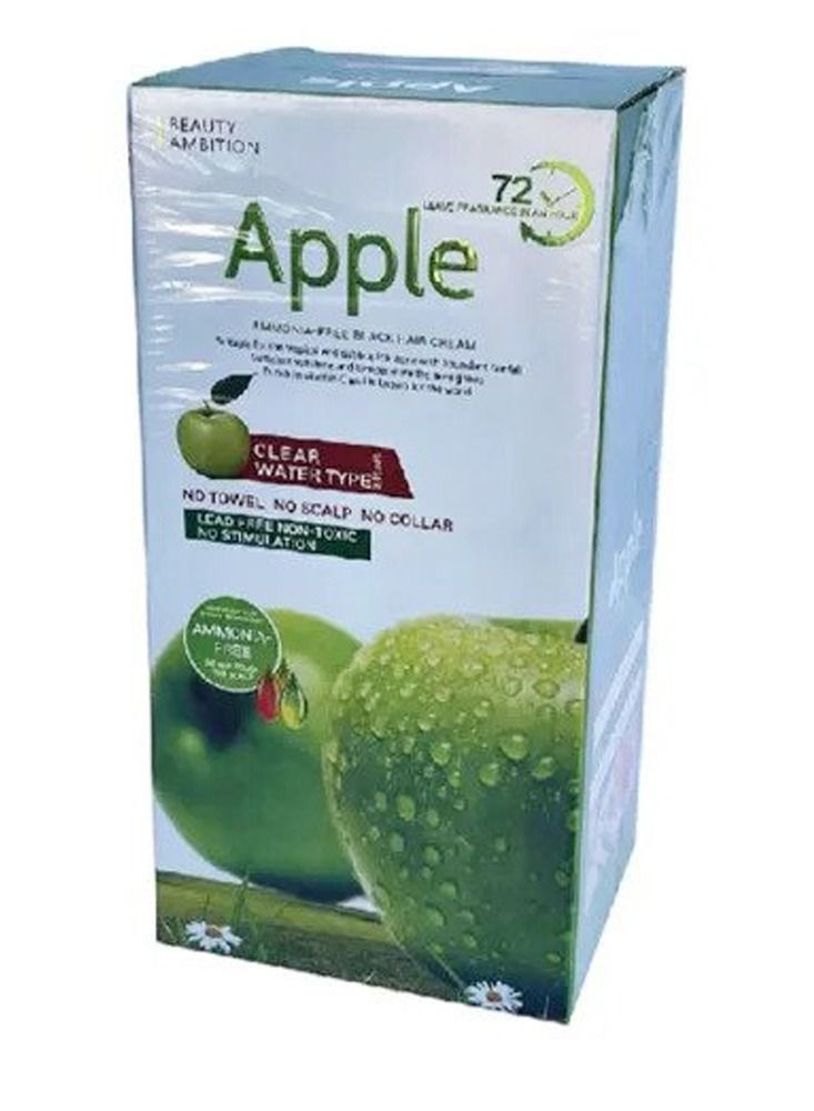 BEAUTY AMBITION Apple Ammonia Free Black Hair Color Cream 1000ml  - Image 1