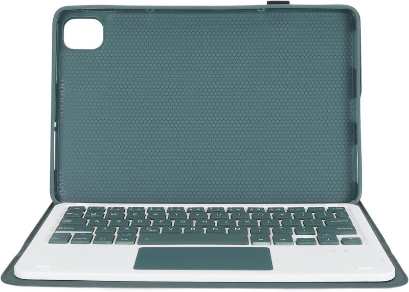 Pad 5 Pro 11" Tablet Keyboard Case Slim Lightweight Detachable for Wireless Keyboard for Pad 5 Pro Multi-Touch Gesture Touchpad 3 Angles ABS+TPU (Dark Green) - Image 1