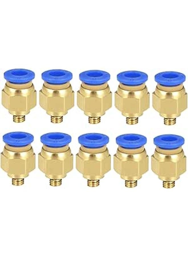 10Pcs Push To Connect Air Straight Quick Fittings High Precision Easy Installation - Image 1