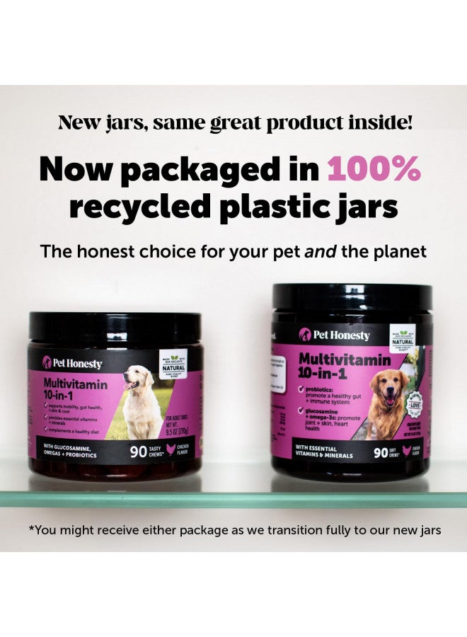 PETHONESTY Pet Honesty 10 in 1 Dog Multivitamin - Fish Oil for Dogs, Dog Vitamins and Supplements - Glucosamine for Dogs, Probiotics, Omega Fish Oil - Dogs Health & Heart - Dog Skin and Coat Supplement (90 ct)  - Image 3