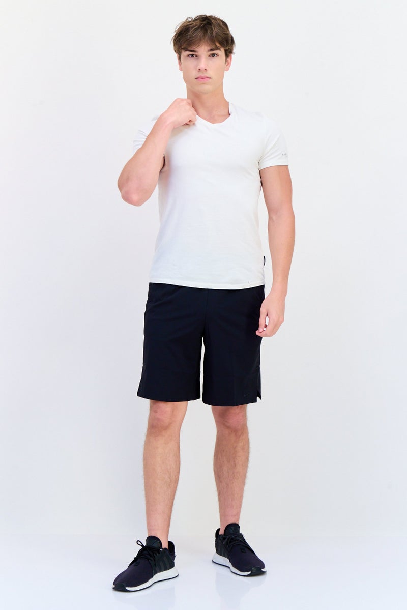 Nike Men Standard Fit 9 Inseam Training Shorts, Black  - Image 3