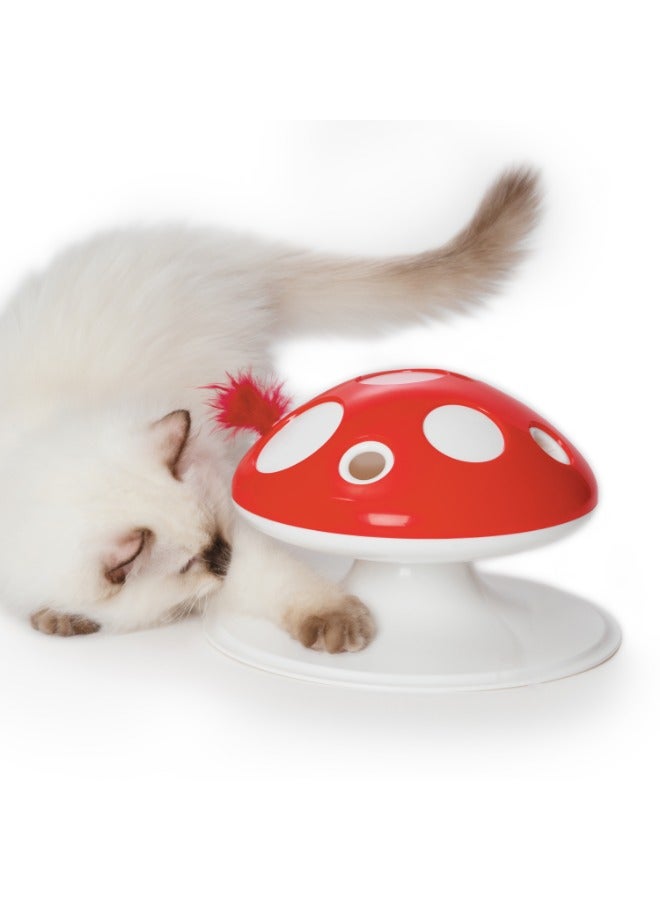 Catit Senses 2.0 Interactive Feather Toy Mushroom - Image 2