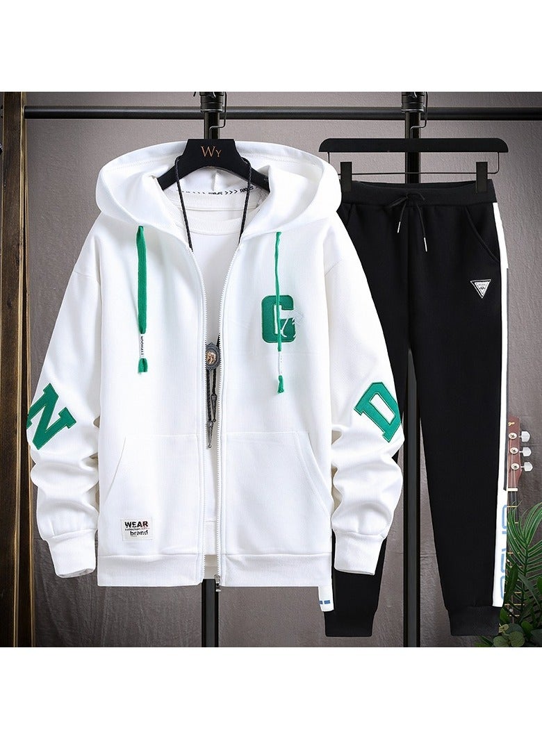 KUYING Spring and Autumn Boys' and Teenagers' Handsome Sports Set - Image 1