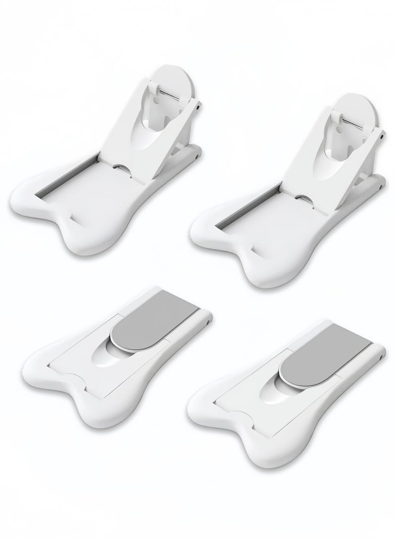 قفل باب منزلق لسلامة الأطفال، أقفال مقاومة للأبواب الزجاجية والنوافذ والخزائن، أمان لجميع فتحات منزلك، لا حاجة لأدوات - Image 1