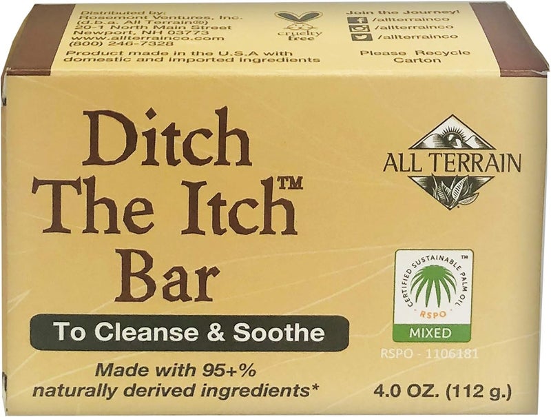 All Terrain Natural Ditch the Itch Bar - 4oz for Cleansing and Soothing Itchy Skin - Image 3