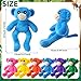Syhood 6 Pcs Neon Stuffed Animal Monkeys for Kid Valentines Day Stuffers 78 Inch Rainbow Jungle Party Favors Monkeys Plush Toys for Kids Safari Birthday Party Supplies - Image 4