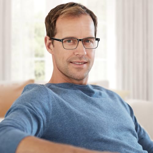 EYECEDAR 4-Pack Reading Glasses for Men Blue Light Blocking Readers for Men Women Adjustable Metal Spring Hinges Eyeglasses 1.00 - Image 2