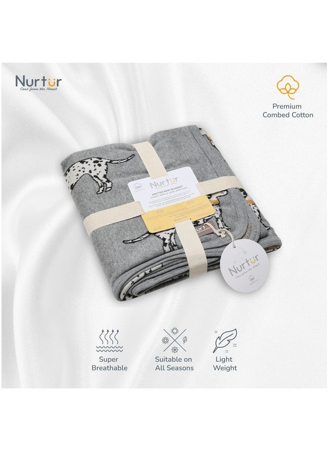 Nurtur Soft Baby Blankets For Boys And Girls 100% Combed Cotton Lightweight Fleece  - Image 4