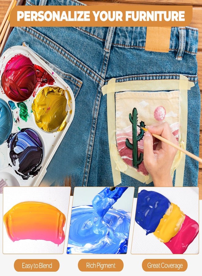 نيكبرو طلاء نيكبرو الأسود للأقمشة، 120 مل (4 أونصة) طلاء دائم للأقمشة، غني بالأصباغ، غير سام، طلاء ناعم للملابس، مناسب للأعمال اليدوية مثل التيشيرتات والجينز، وتجديد تنجيد الأثاث. - Image 3