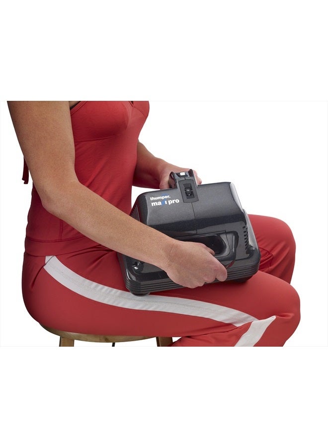 Thumper Maxi Pro Percussive Massager - Deep Tissue Full Body Massager for Professional use. Full Body Massage in 5 Minutes! Powerful Percussion Massager for Chiropractic clinics, with 5 speeds - Image 4
