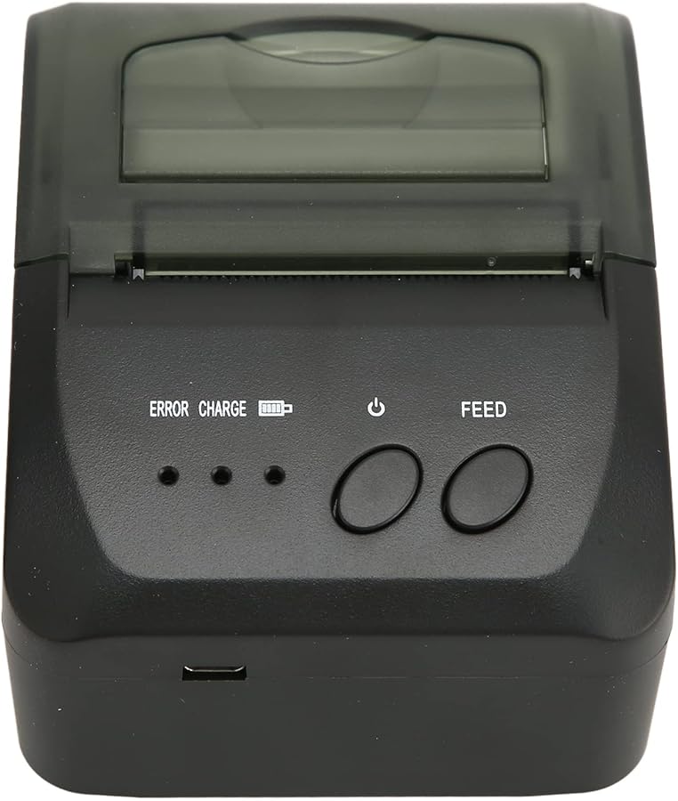 Thermal Receipt Printer Bluetooth 58mm Mini POS Printer 90mm s High Speed Printing For Restaurant Retail - Image 2