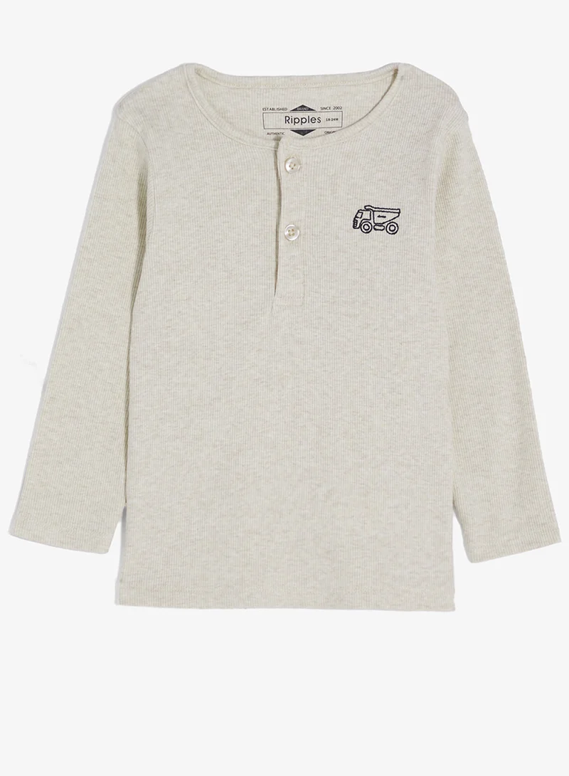 ريبلز مع نمشي طقم بيجامة للأولاد بأكمام طويلة