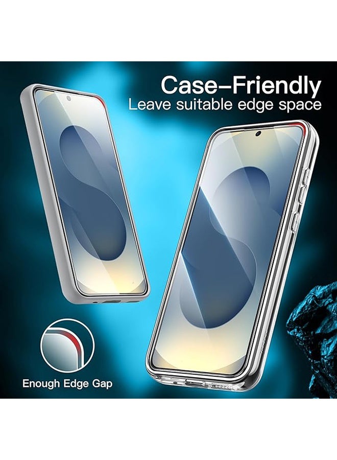 DUSALA 3 Pack Samsung Galaxy S25 FE 5G Screen Protector, 9H Tempered Glass Screen Protector for Samsung Galaxy S25 FE 5G, Full Coverage Bubble-Free Tempered Film, Anti-Scratch Film - Image 5