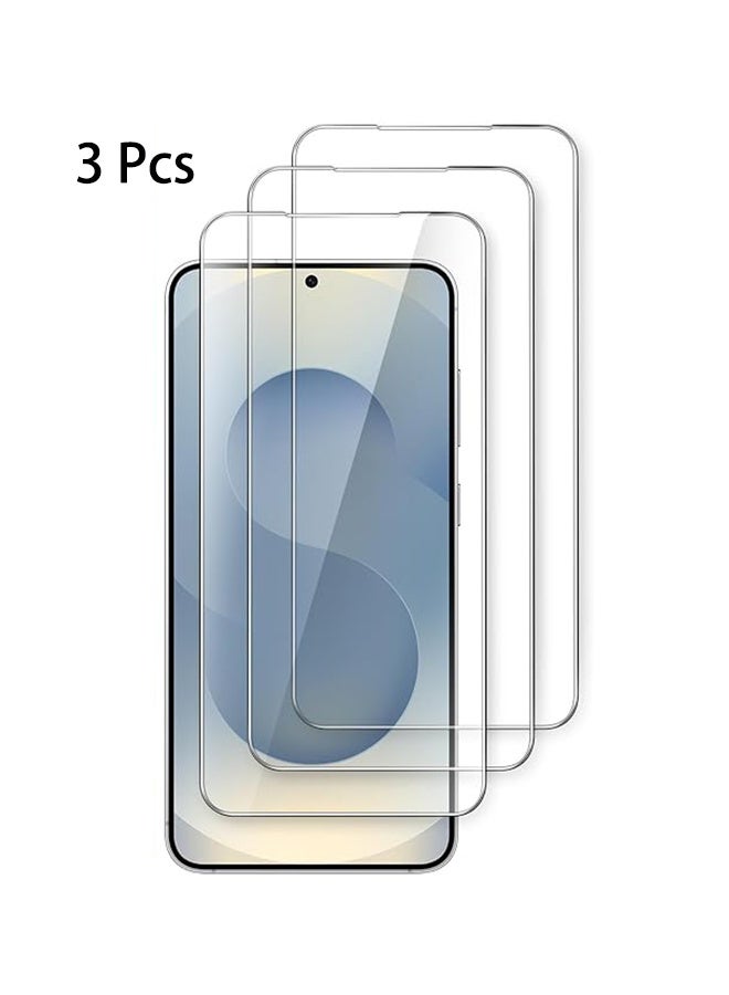 DUSALA 3 Pack Samsung Galaxy S25 FE 5G Screen Protector, 9H Tempered Glass Screen Protector for Samsung Galaxy S25 FE 5G, Full Coverage Bubble-Free Tempered Film, Anti-Scratch Film - Image 1