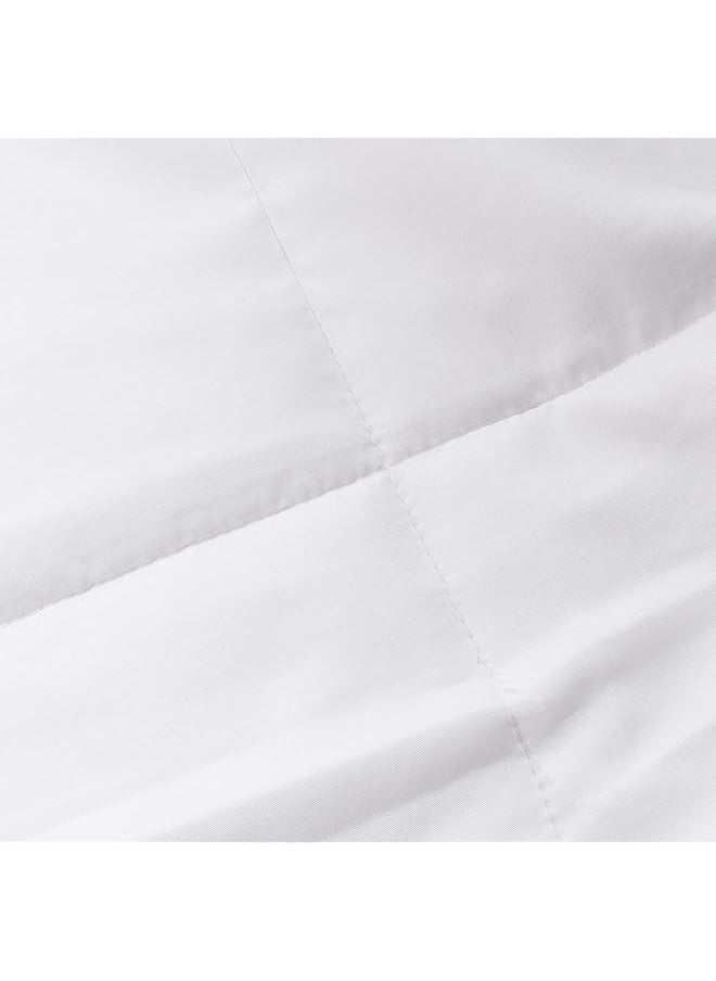 erorex Soft Polyester Duvet Insert Comforter Soft Lightweight White All Season Down Alternative Quilted Duvet Comforter King Size 220X240 Cm  - Image 3