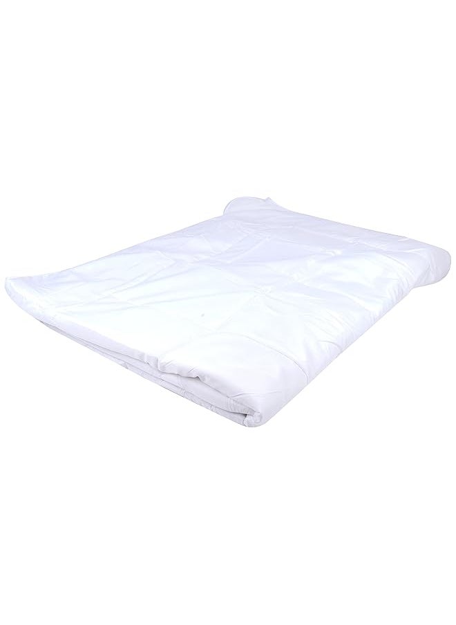 erorex Soft Polyester Duvet Insert Comforter Soft Lightweight White All Season Down Alternative Quilted Duvet Comforter King Size 220X240 Cm  - Image 1