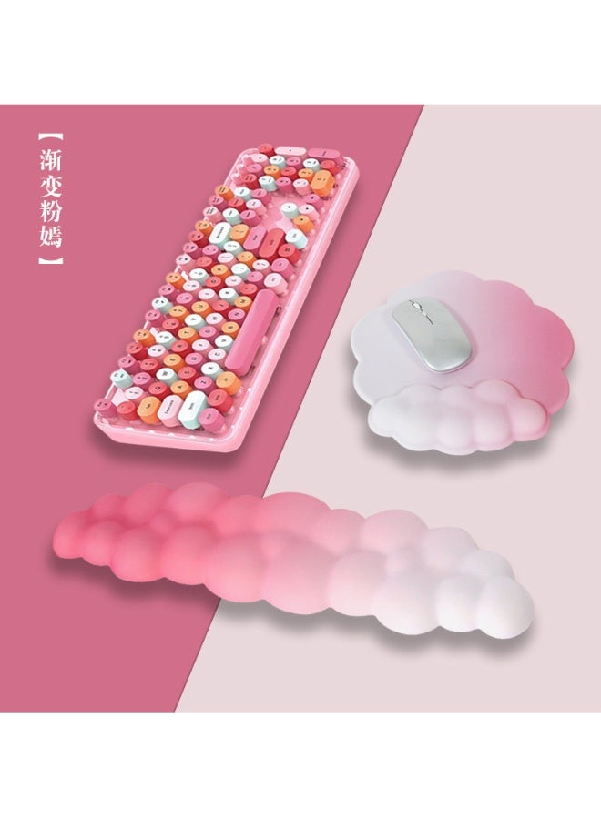 NeeMee Cute cartoon silicone anti-slip wrist rest mouse pad for computer and office use. - Image 2