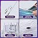 iMucci LED Lights Belly Dance Isis Wings Bellydance Glow Angel dance Wings with Telescopic Sticks Flexible Rods for Adults and Child Multicolor - Image 3