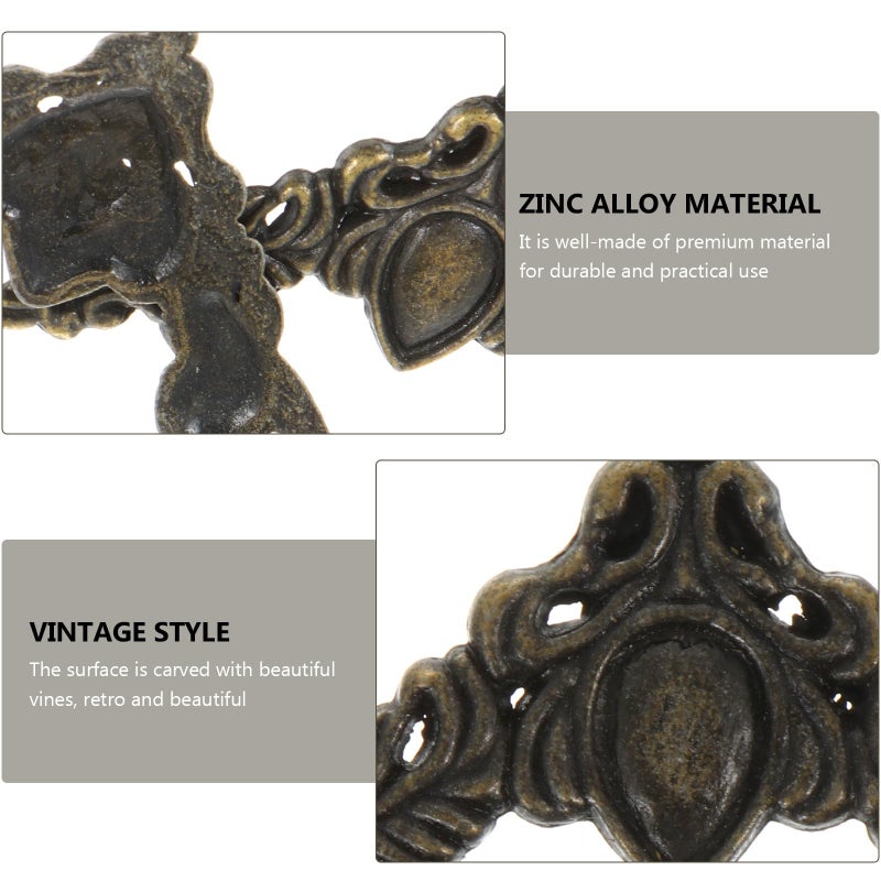Antique Zinc Alloy Decorative Box Corner Protectors 20Pcs Hollow Edge Guards For Wooden Furniture - Image 4