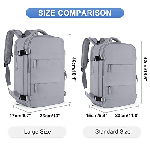 coofay Large Personal Item Travel Backpack For Women Men Airline Approved Carry On Backpack Flight Approved Waterproof Sports Luggage Backpack Casual Daypack Small Hiking Backpack - Image 2