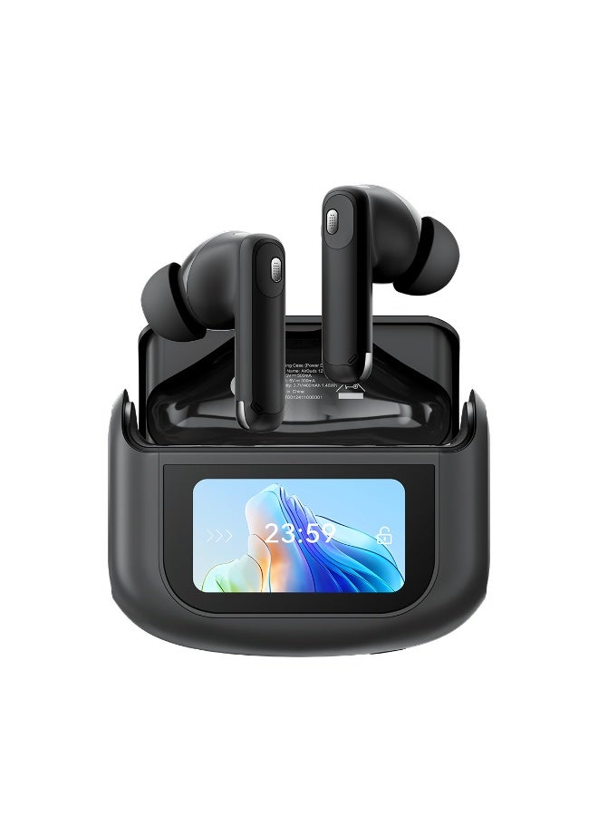 Blackview Blackview AirBuds 12 IPX7 Waterproof ANC/ENC Noise Cancellation In-ear TWS Earbuds Ink Black  - Image 5