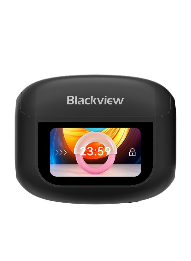Blackview Blackview AirBuds 12 IPX7 Waterproof ANC/ENC Noise Cancellation In-ear TWS Earbuds Ink Black  - Image 1