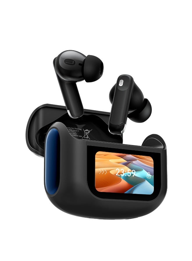 Blackview Blackview AirBuds 12 IPX7 Waterproof ANC/ENC Noise Cancellation In-ear TWS Earbuds Ink Black  - Image 4