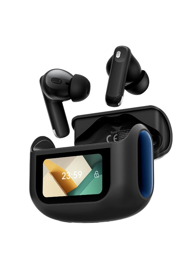 Blackview Blackview AirBuds 12 IPX7 Waterproof ANC/ENC Noise Cancellation In-ear TWS Earbuds Ink Black  - Image 3