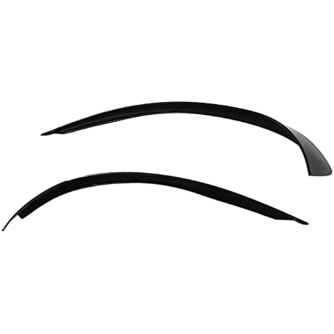 Brilluxa Bumper Air Vent Cover, Side Bumper Trim, Front Spoiler Flap, Compatible with Mercedes CLA Class C117 X117 AMG Line CLA45, Air Intake Cover - Image 4