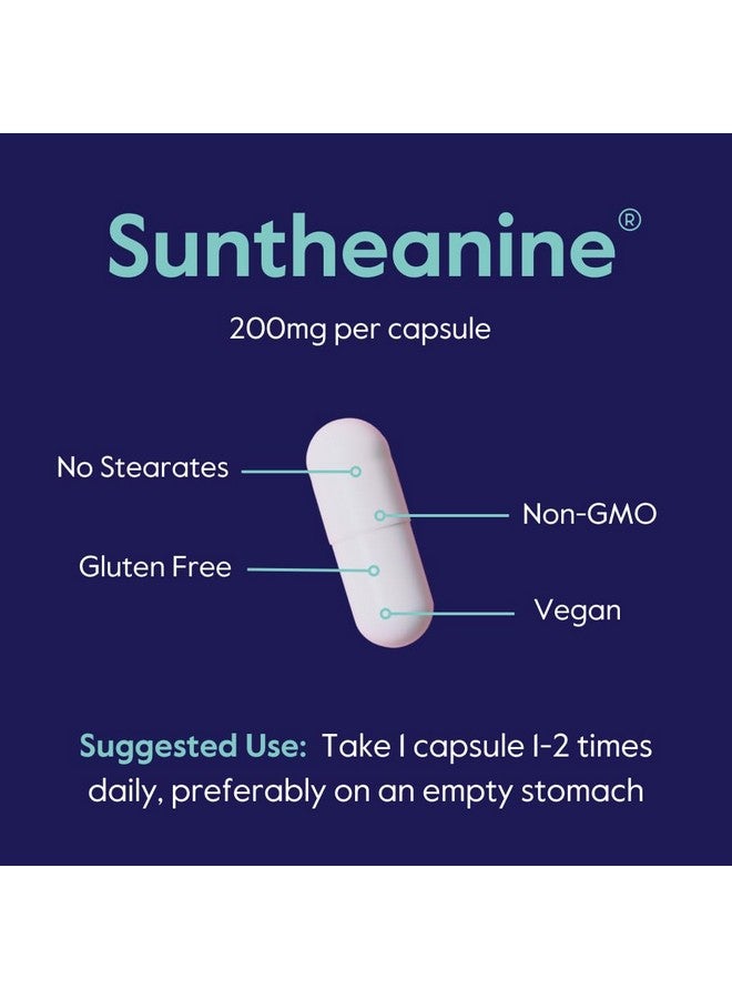 BESTVITE BESTVITE L-Theanine 200mg with Patented and Clinically Studied Suntheanine (60 Vegetarian Capsules) - No Stearates - Vegan - Non GMO - Gluten Free - Image 5