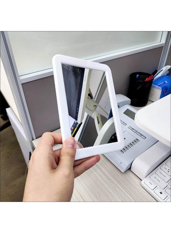 Bukela Magnetic Locker Mirror, 5" x 7" Small Mirrors School Locker, Bathroom, Household Refrigerator, Locker Accessory, Office Cabinets, and Home (White) - Image 5