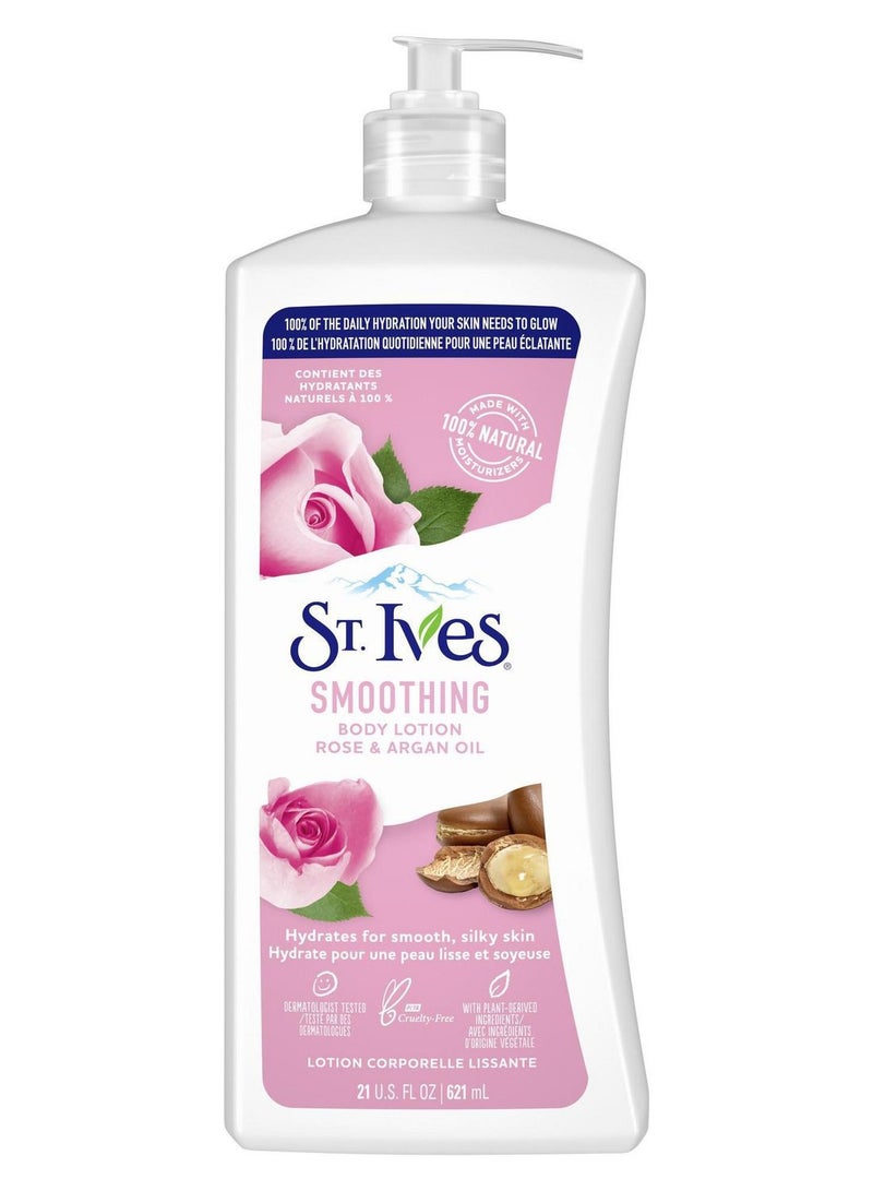 St. Ives Rose and Argan Oil Smoothing Body Lotion 621 ml