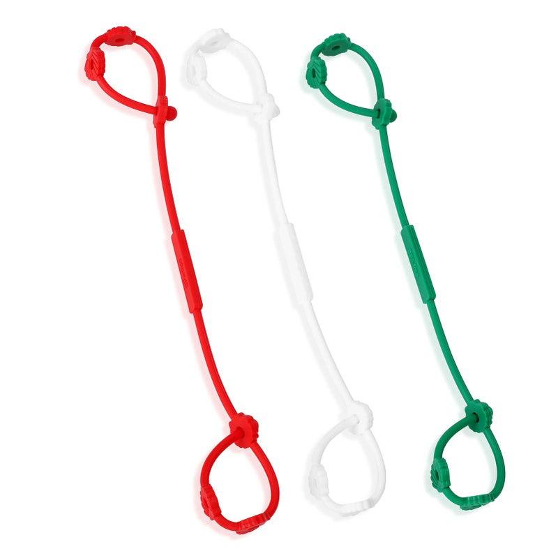 3pcs Toy Safety Straps Socub Silicone Adjustable Baby Pacifier Teether Straps Toddler Toy Bottle Harness Straps for Strollers High Chair Cribs Bags BPA Free Christmas Gift