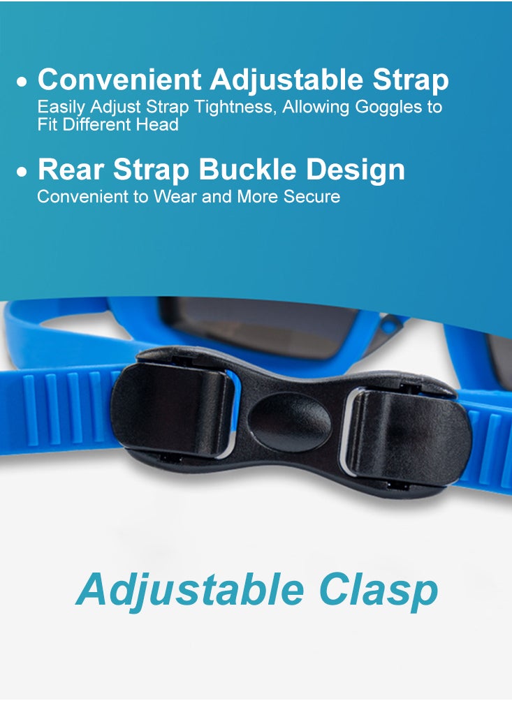 Perfii Swim Goggles for Men Women Teens, Anti-Fog UV-Protection Leak-Proof Swimming Goggles  - Image 5