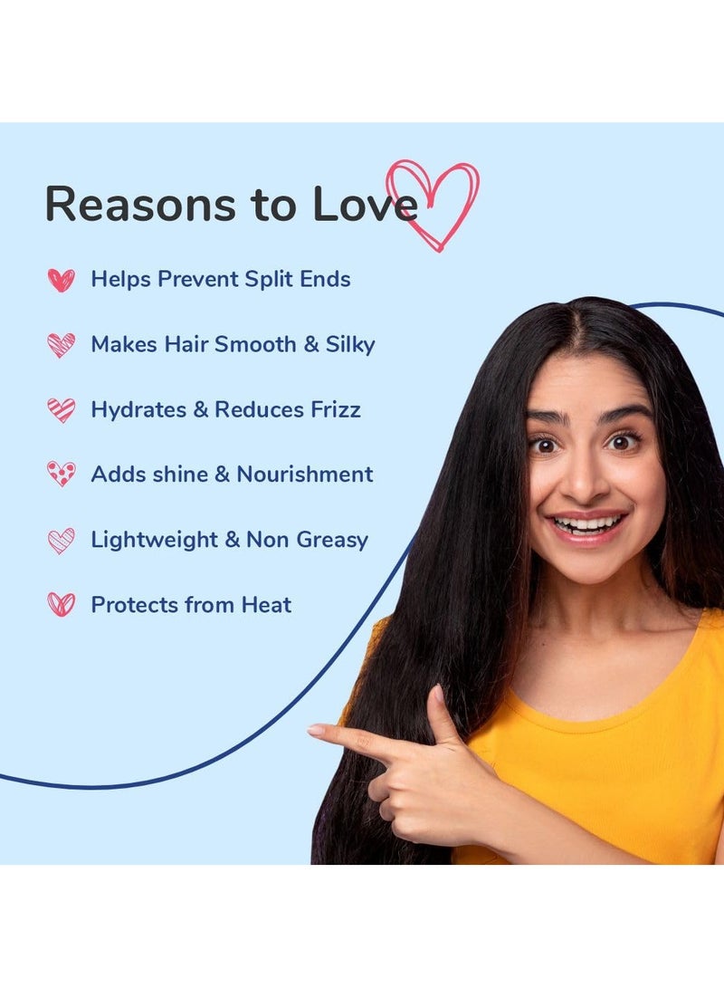  مودي سيروم الهيالورونيك والكيراتين للشعر الغني بفيتامين E وزيت الطحالب | سيروم مضاد لتجعد الشعر | سيروم الكيراتين لنمو الشعر | سيروم الكل في واحد يحمي الشعر من التلوث والرطوبة - Image 2