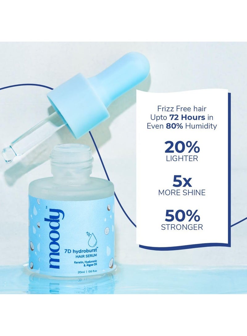  مودي سيروم الهيالورونيك والكيراتين للشعر الغني بفيتامين E وزيت الطحالب | سيروم مضاد لتجعد الشعر | سيروم الكيراتين لنمو الشعر | سيروم الكل في واحد يحمي الشعر من التلوث والرطوبة - Image 3