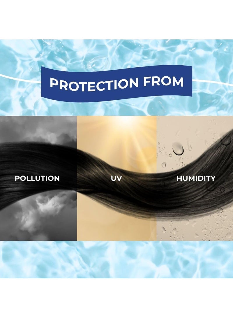  مودي سيروم الهيالورونيك والكيراتين للشعر الغني بفيتامين E وزيت الطحالب | سيروم مضاد لتجعد الشعر | سيروم الكيراتين لنمو الشعر | سيروم الكل في واحد يحمي الشعر من التلوث والرطوبة - Image 5