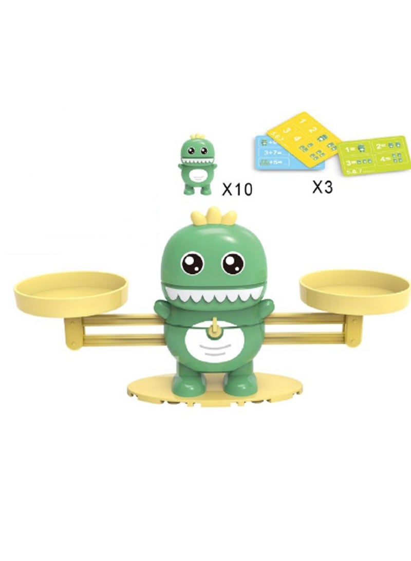 Dinosaur Monster Balance, Math Puzzle Early Education Enlightenment Table Game, Children'S Balance Toy, Suitable For Children Over 3 Years Old, Learning And Educational Tools For Boys And Girls, Gift - Image 1
