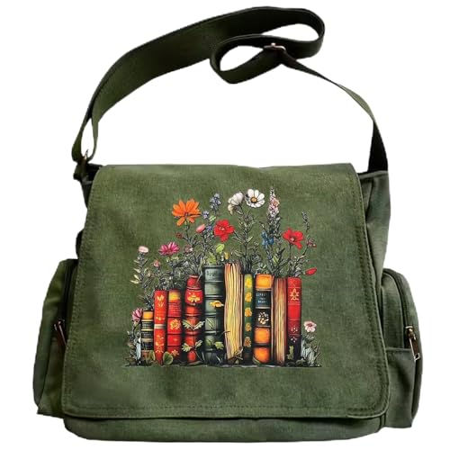 CHICGLOW Personalized Pattern Messenger Bag Cute Canvas Crossbody Bags Women/Men Shoulder Handbags Hobo Purses with Pockets - Image 1