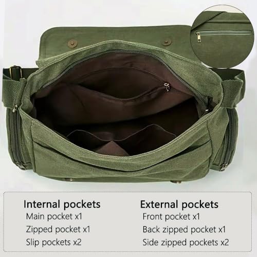 CHICGLOW Personalized Pattern Messenger Bag Cute Canvas Crossbody Bags Women/Men Shoulder Handbags Hobo Purses with Pockets - Image 3