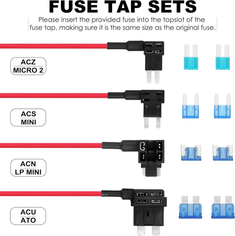 pelsee مجموعة توصيل كاميرا داش Pelsee P1 Duo - كابل شحن 12V-24V إلى 5V مع أسلاك فيوز وأداة تركيب - Image 2