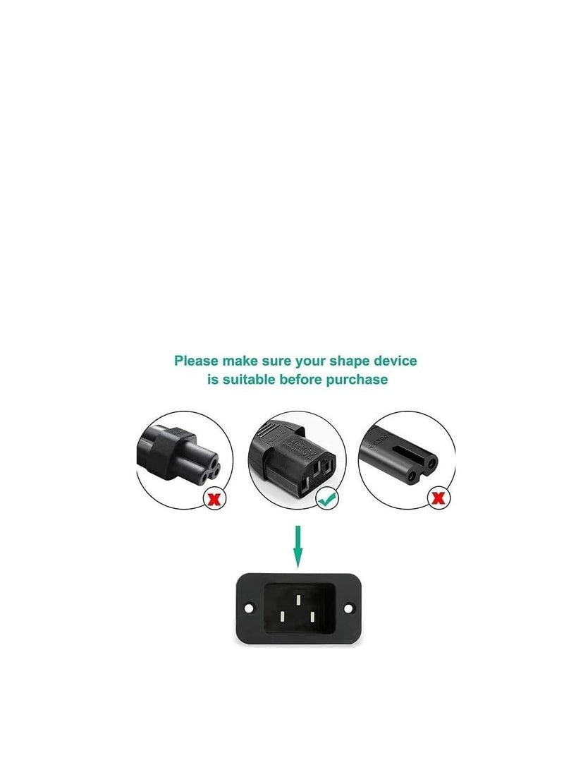 Terabyte "UK 3-Pin Power Cable 1.8 Meter with Fuse - High Quality AC Power Cord for Computer, Printer, LCD/LED Monitor - Compatible with Dell, HP, Samsung, Sony, Lenovo" - Image 5