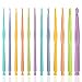 QLRFFLJOY Plastic Crochet Hooks 12 pcs Different Sizes 20mm 100mm Crochet Needles QLRFFLJOY Colorful Crochet Hook Set DIY Yarn Weaving Tools for Scarf Hat Gloves Knitting - Image 2